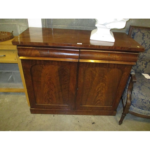 597 - Victorian Mahogany Chiffonier, 107cm