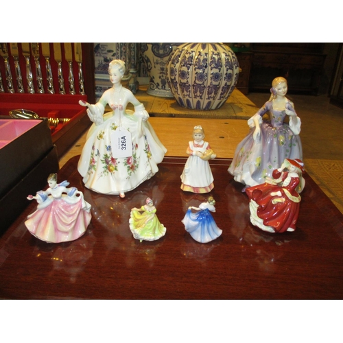 326A - Seven Royal Doulton Figures