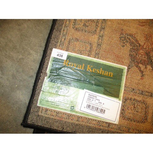 438 - Royal Keshan Pazyryk Carpet, 200x300cm