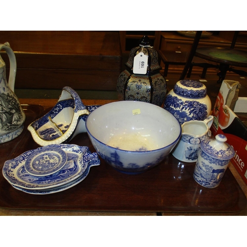 169 - Spode and Other Blue and White Items