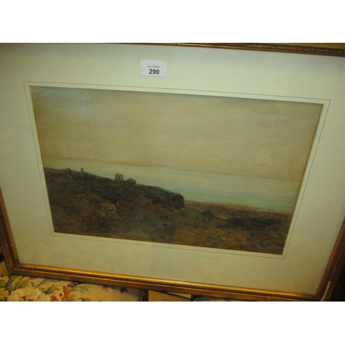 290 - AKB, Alexander Kellock Brown  RSA, RSW, RI, (Scottish 1849-1922), Watercolour of a Landscape, 28x44c... 