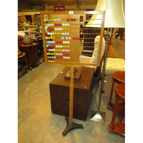 298 - Vintage Pedestal Abacus and Blackboard