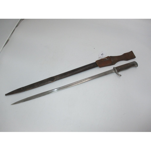 342 - WK & Cie Solingen Bayonet with Scabbard