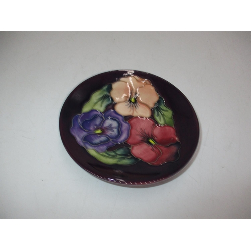 388 - Moorcroft Pin Dish, 11.5cm, with box