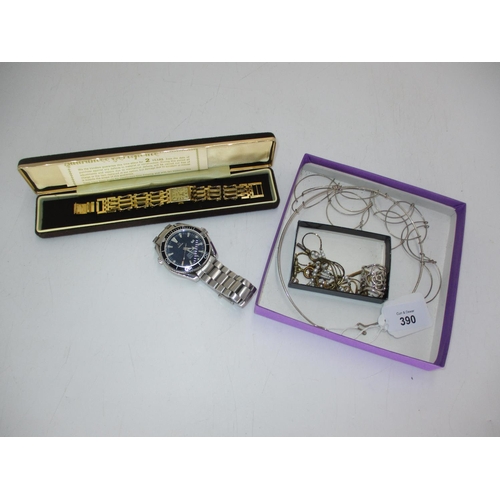 390 - Selection of Jewellery and Watches