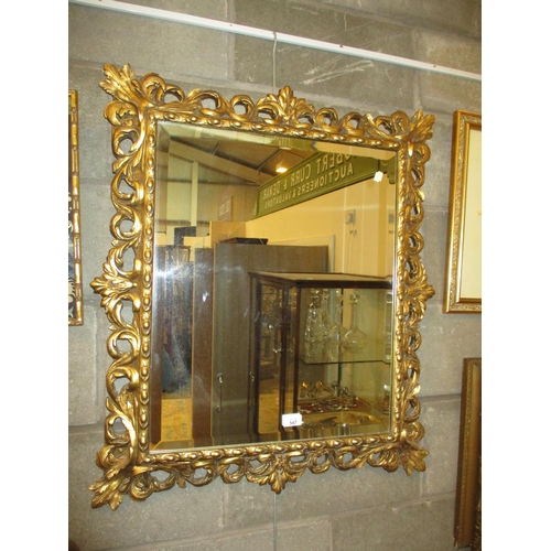 547 - Ornate Gilt Frame Wall Mirror, 80x70cm