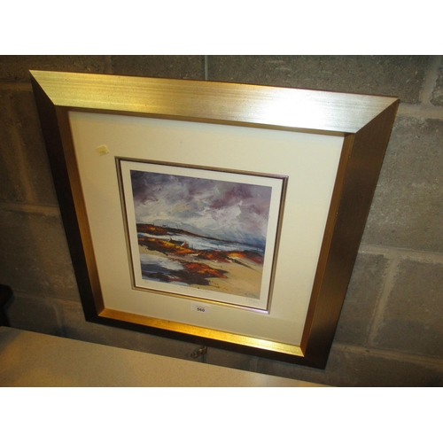 560 - Dronma, Pair of Giclee Prints, Shore Crofts and Storm 7/250, Sunset Over Skye 8/250