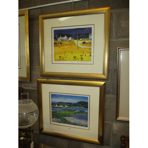 572 - Hamish McDonald, Two Prints, Farm Hens Skye 339/600 and Summer Plockton 358/650