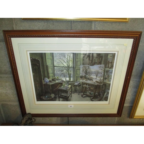 587 - James McIntosh Patrick, Signed Print, The Artists Studio