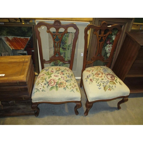 645 - Pair of Victorian Nursing Chairs