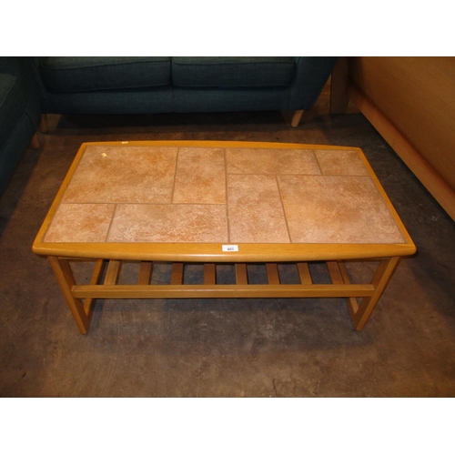 651 - Tile Top Coffee Table, 95x55cm