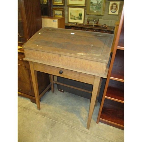 688 - Victorian Scumble Painted Slope Top Desk, 87cm