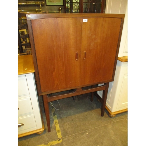 693 - Mid 20th Century Teak Cocktail Cabinet