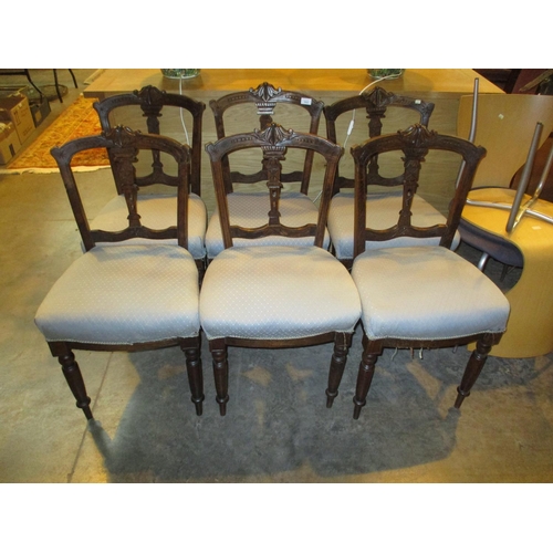 711 - Set of 6 Victorian Dining Chairs