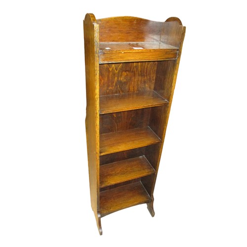 738 - Neat Oak Bookshelves, 38cm