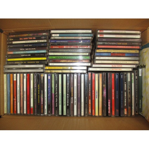 277 - Three Boxes of CDs, DVDs and Records including INXS, Sid Vicious, Deep Purple, REM