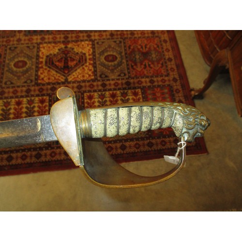 343 - Dress Sword having a Shagreen Grip and Lion Pommel