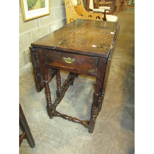 659 - Antique Oak Gateleg Table