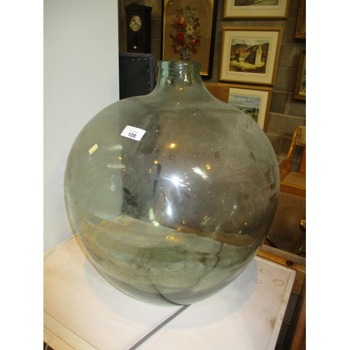 108 - Glass Carboy, 50cm high