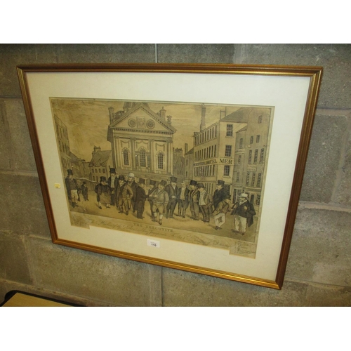 110 - Framed Engraving of The Executive