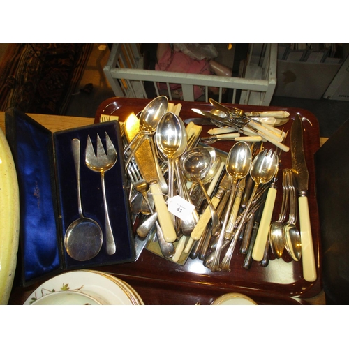 41 - Silver Plate and Other Cutlery