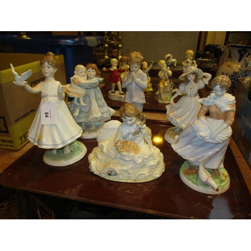 84 - Six Royal Worcester Figures