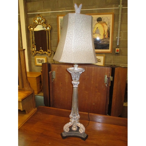 108 - Antique Style Table Lamp with Shade