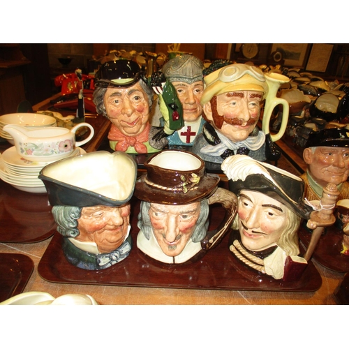 115 - Six Royal Doulton Character Jugs