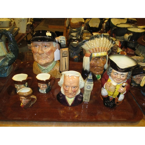 117 - Seven Royal Doulton Character Jugs