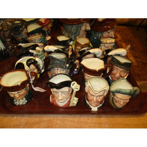 119 - Sixteen Royal Doulton Character Jugs