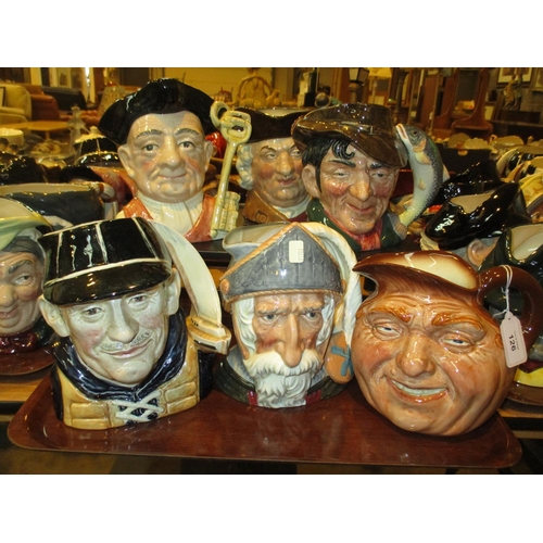 126 - Six Royal Doulton Character Jugs