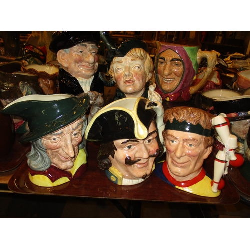 128 - Six Royal Doulton Character Jugs