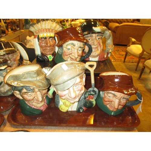 135 - Six Royal Doulton Character Jugs