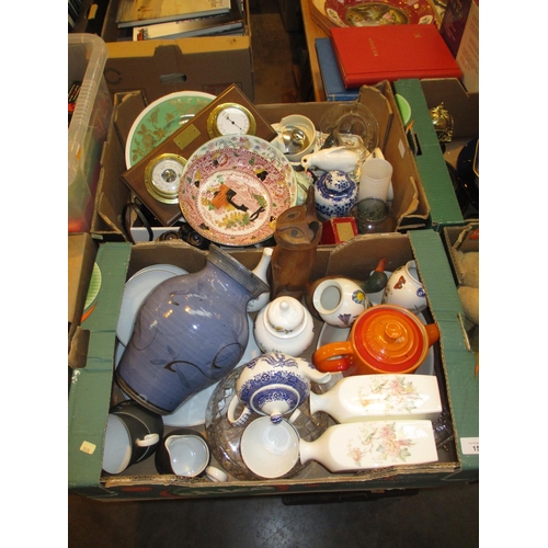 15 - Two Boxes of Ceramics, Glass etc