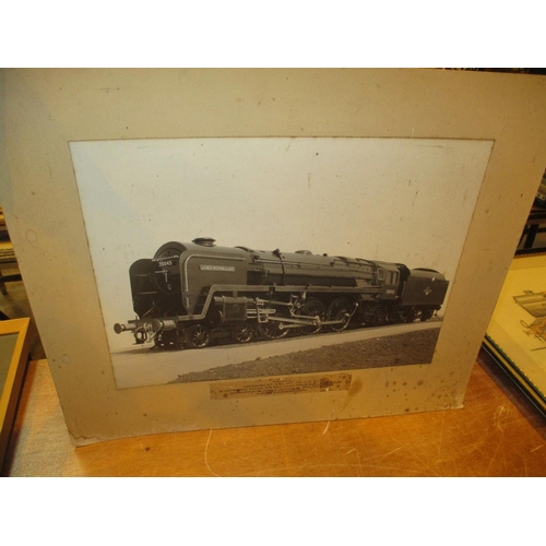 168 - Vintage Photograph of Lord Rowallan 70045 Locomotive Presented to Lord Rowallan by Lord Rusholme