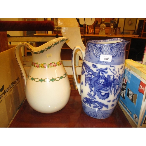 192 - Royal Doulton Oyama and Victorian Ewers