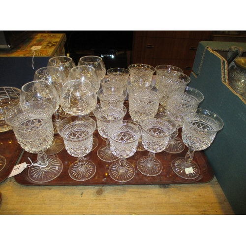 200 - Set of 6 Crystal Hock Glasses and Various Others