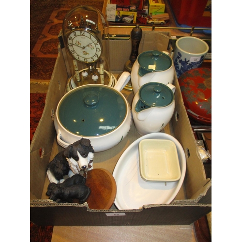 58 - Kundo Anniversary Clock, Hand Bell, Denby etc