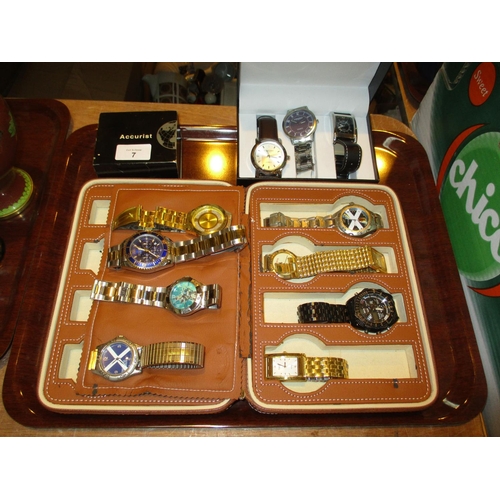 7 - Collection of Gents Watches