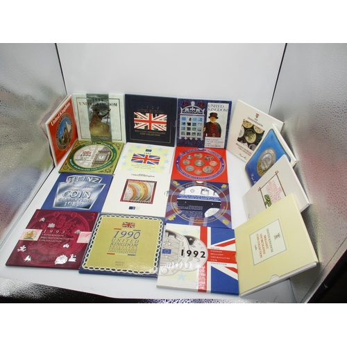 485 - Seventeen UK Coin Sets