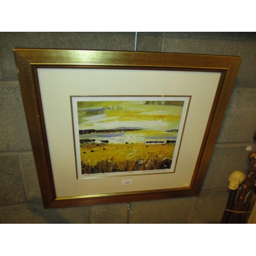 511 - Hamish MacDonald, Two Signed Prints, Poppy Field Skye 200/650, Wild Flowers Skye 205/600