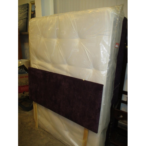 559 - Double Divan with Headboard