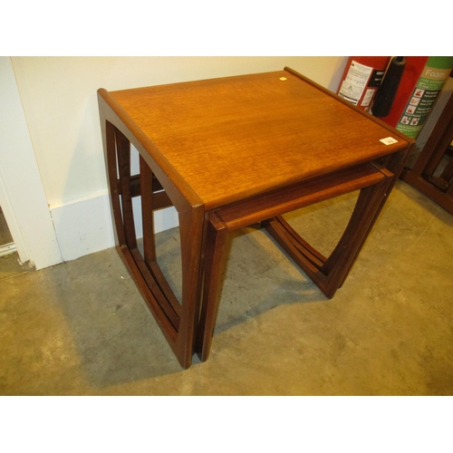 618 - Teak Nest of 3 Tables