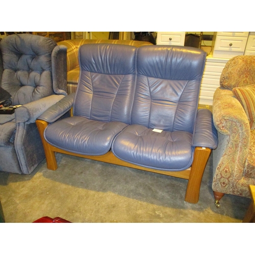 624 - Ekornes 2 Seat Reclining Settee