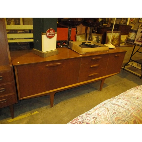 632 - Mid 20th Century Teak Long John Sideboard, 183cm