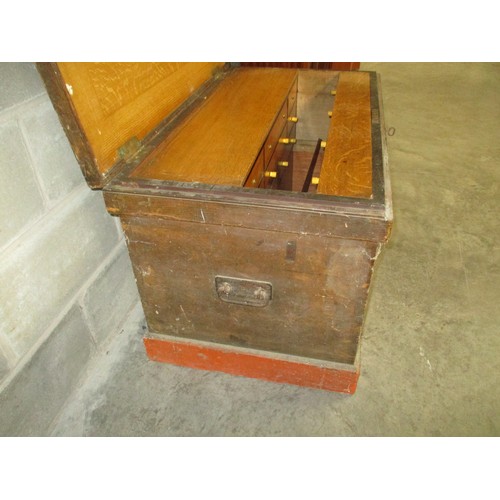 668 - Joiners Tool Trunk with a Good Collection of Tools