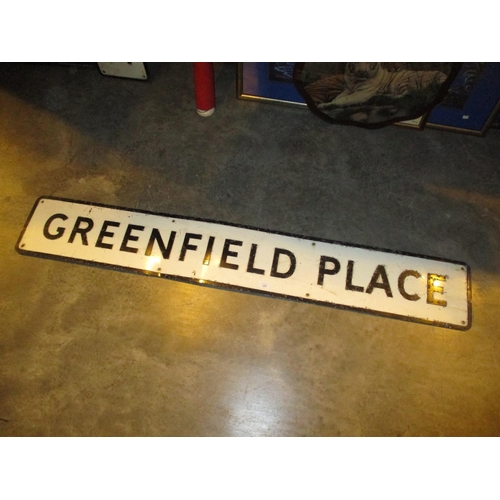 121 - Greenfield Place Street Sign