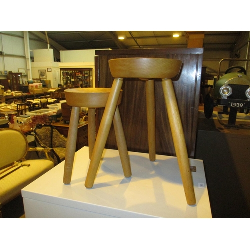 125 - Two Wooden Stools