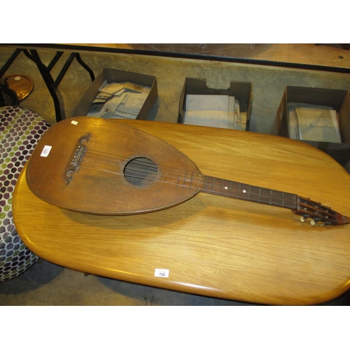 137 - Vintage Mandolin, total length 95cm