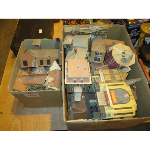 14 - Two Boxes of Model Railway Buildings etc